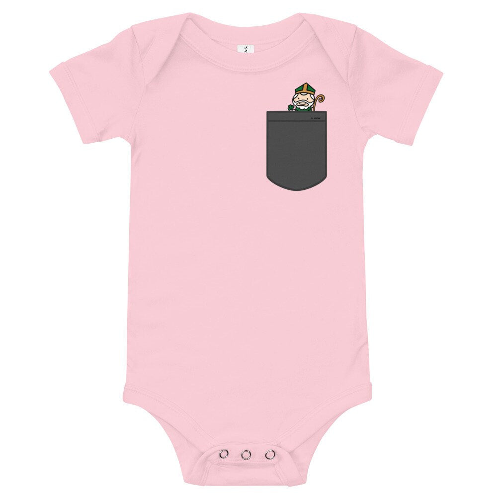 St. Patrick Pocket Saints Baby onesie