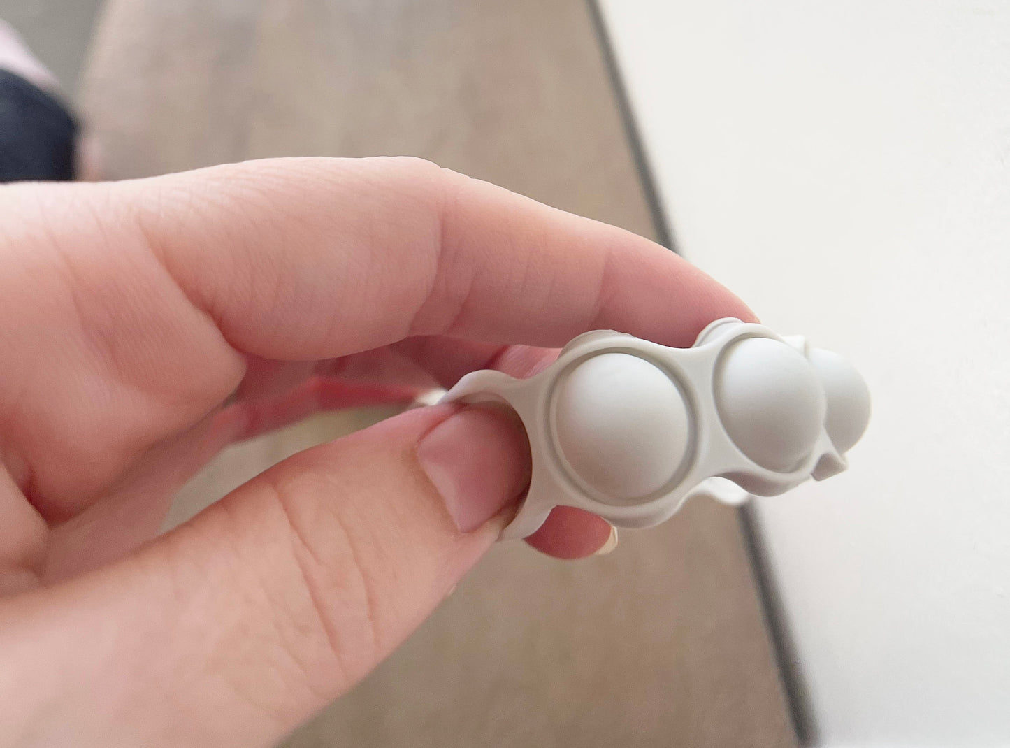 Pop-it rosary fidget bracelet.