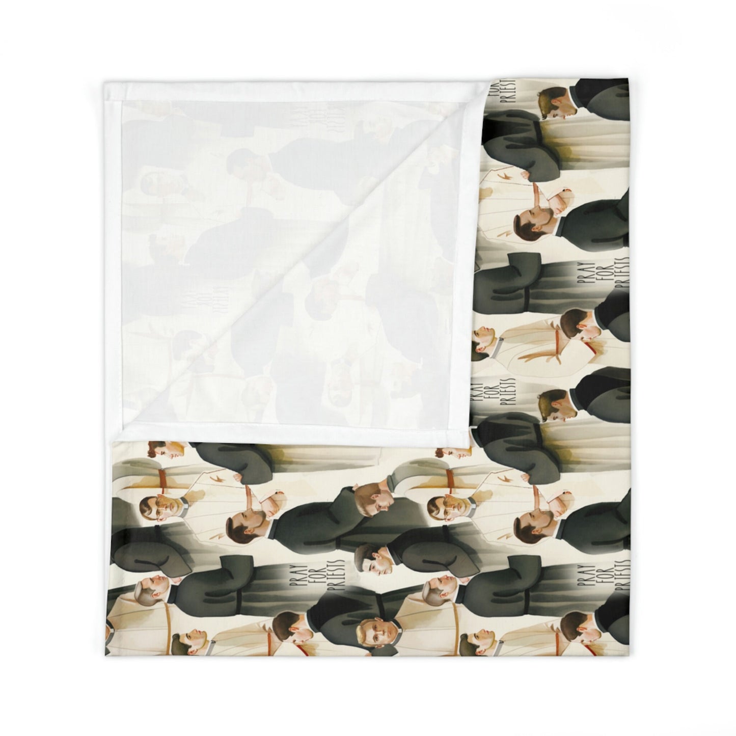 Pray for Priest Swaddle Blanket