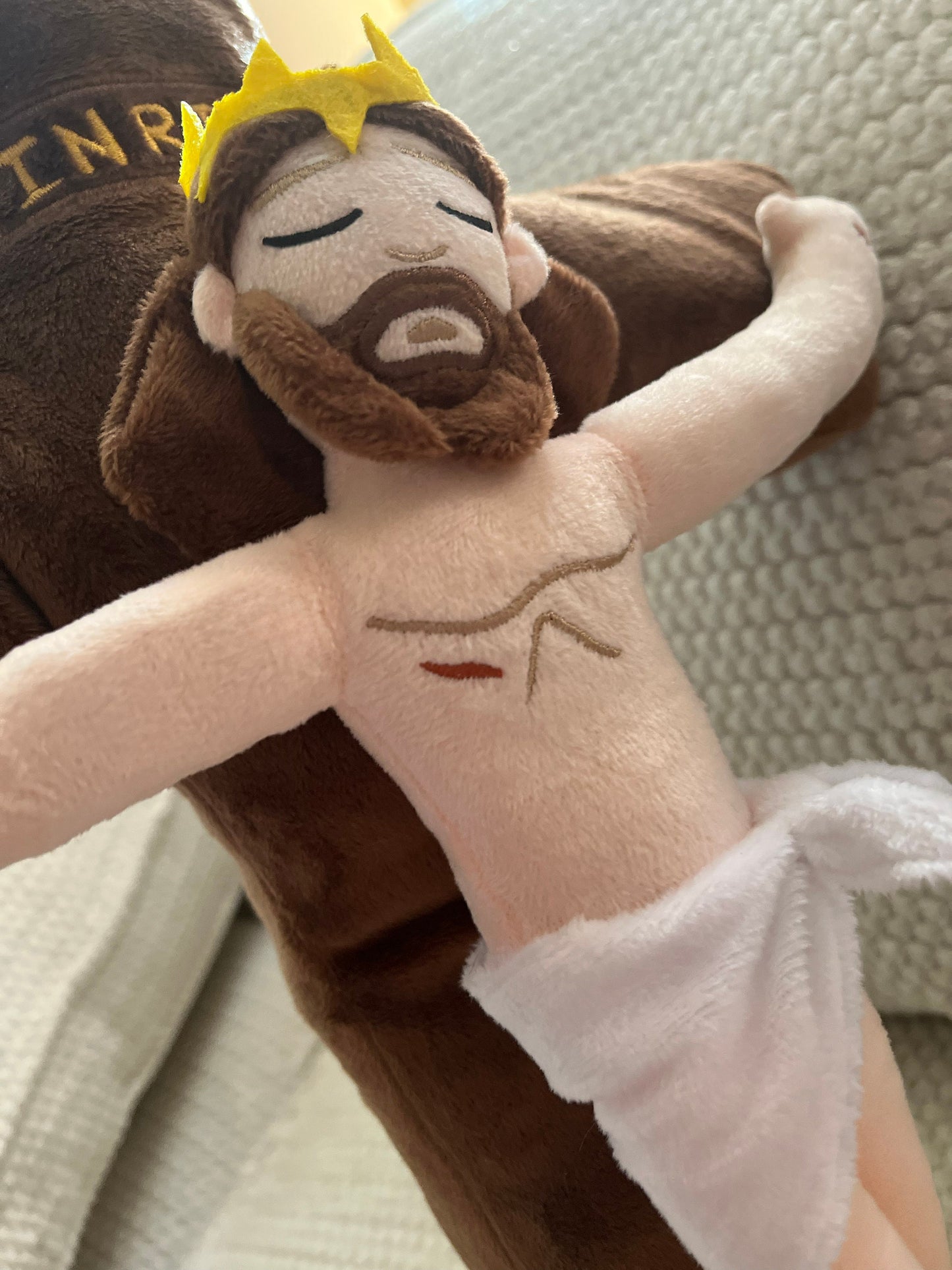 NEW Crucifix plush Jesus doll