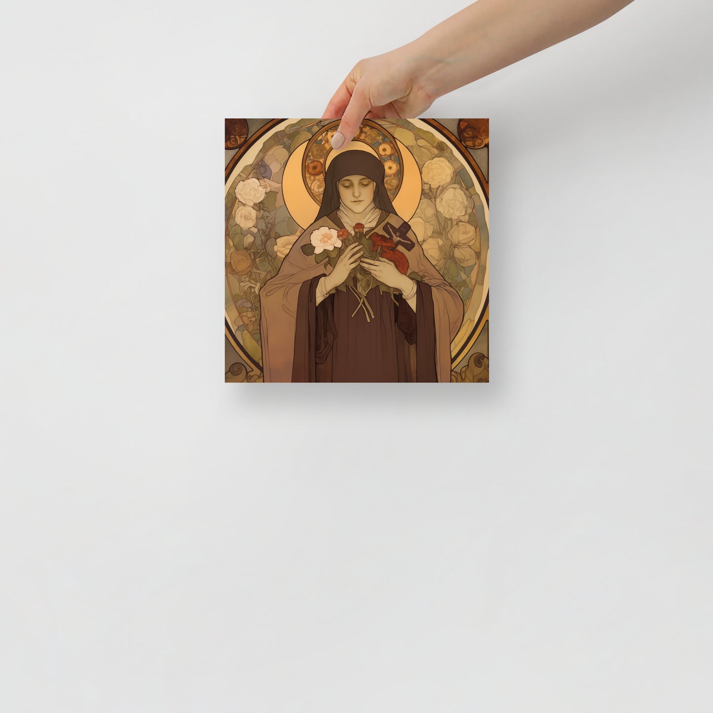 St. Therese Poster of Lisieux vintage Print