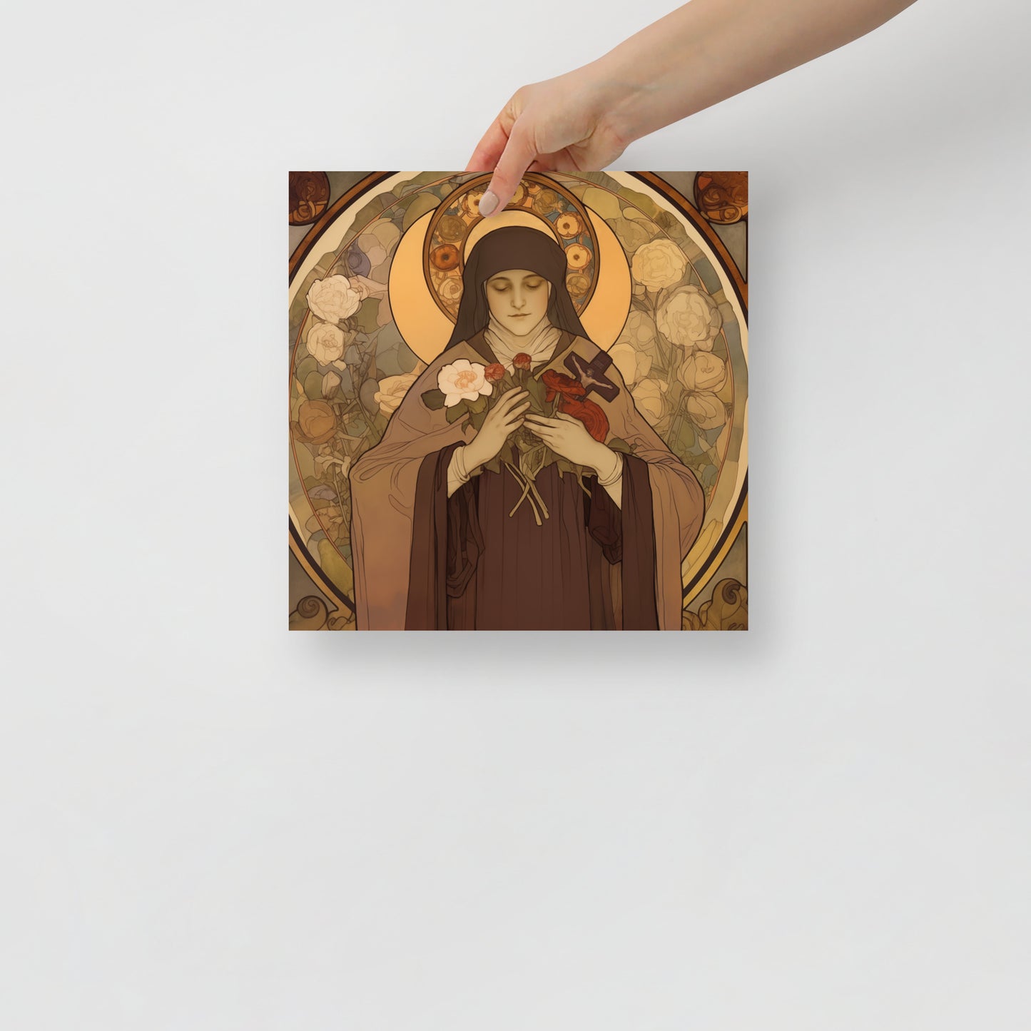 St. Therese Poster of Lisieux vintage Print