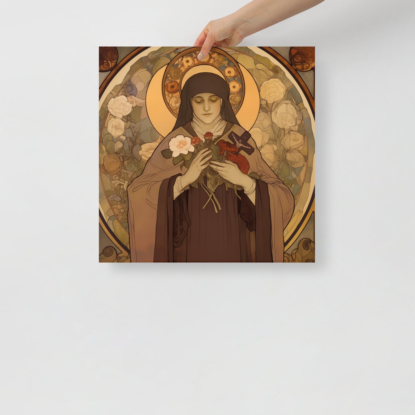 St. Therese Poster of Lisieux vintage Print