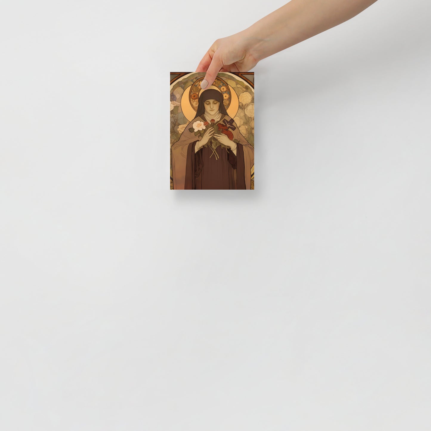 St. Therese Poster of Lisieux vintage Print