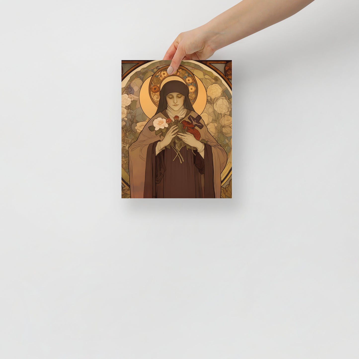 St. Therese Poster of Lisieux vintage Print