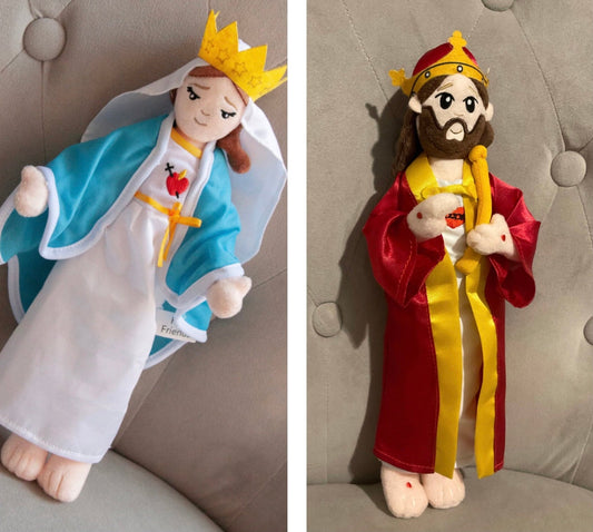 King and Queen of Heaven doll set