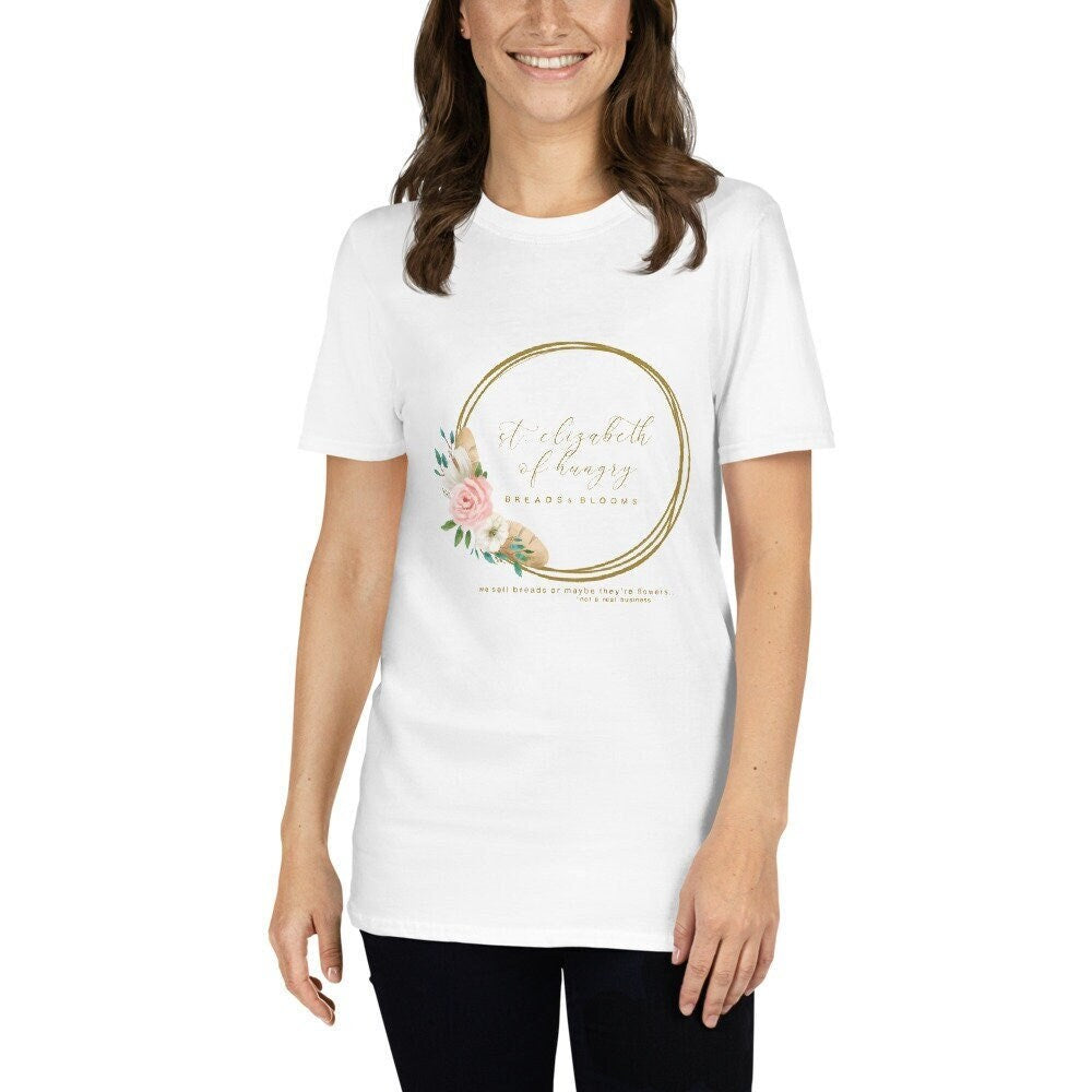 St. Elizabeth of Hungry Breads & Blooms women’s tee