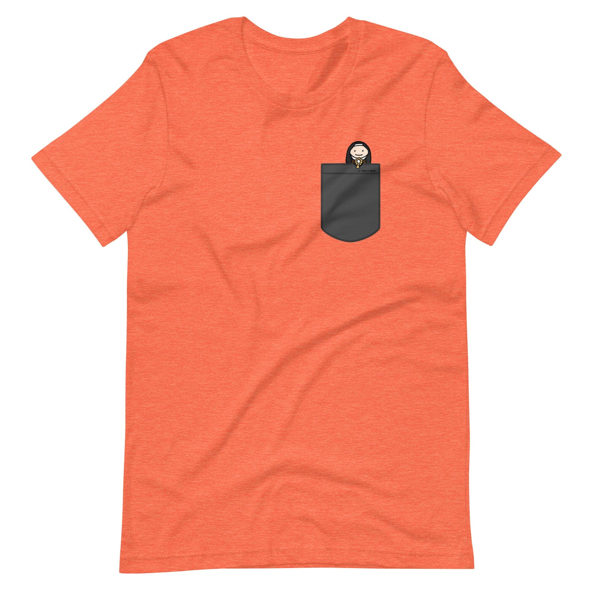 St. Claire of Assisi Pocket Saints T-shirt