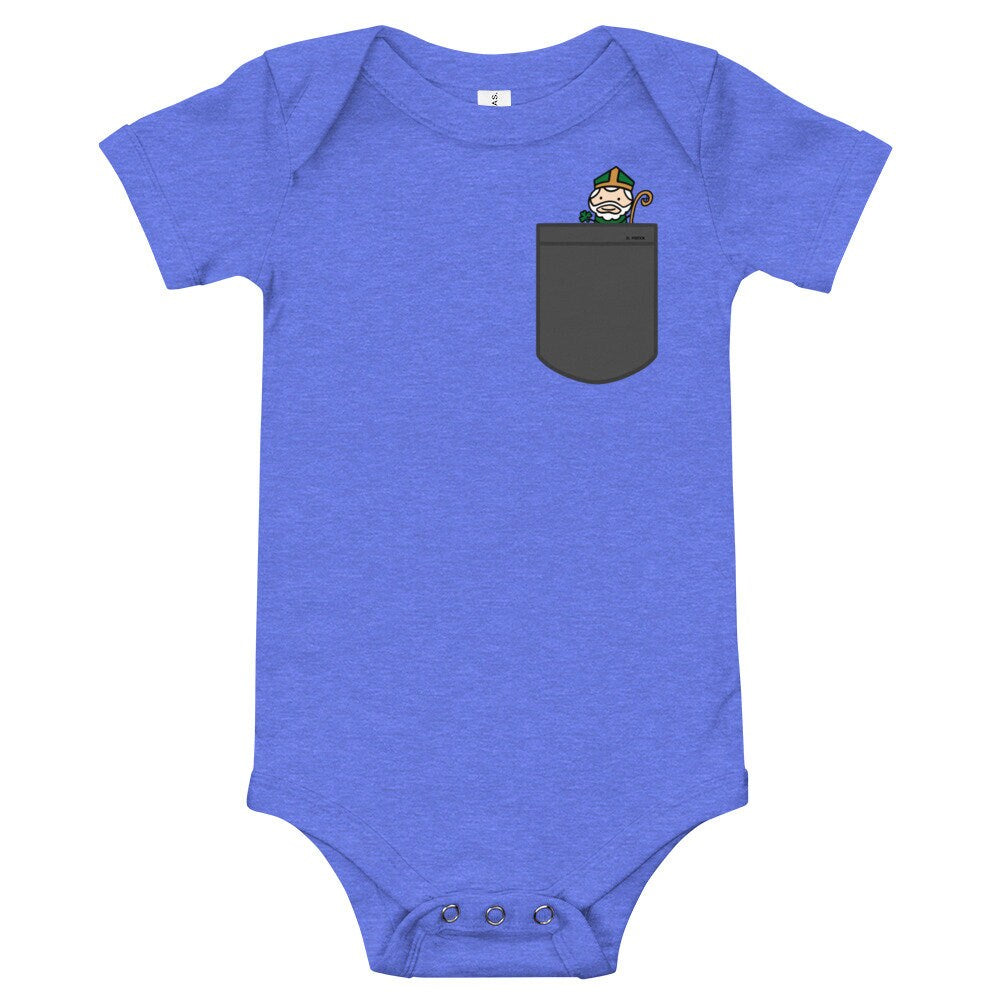 St. Patrick Pocket Saints Baby onesie 