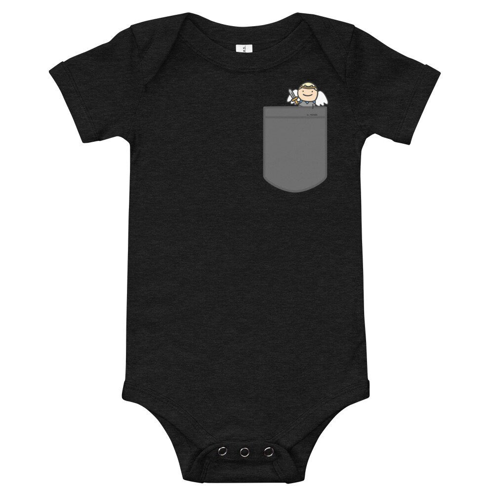 St. Michael Pocket Saints Baby onesie