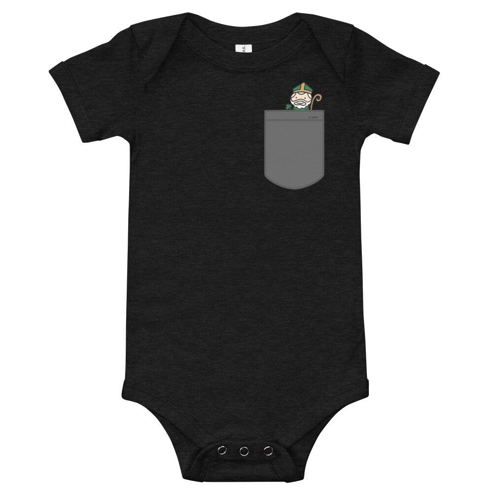 St. Patrick Pocket Saints Baby onesie 