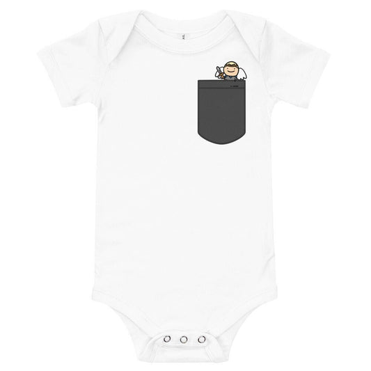 St. Michael Pocket Saints Baby onesie