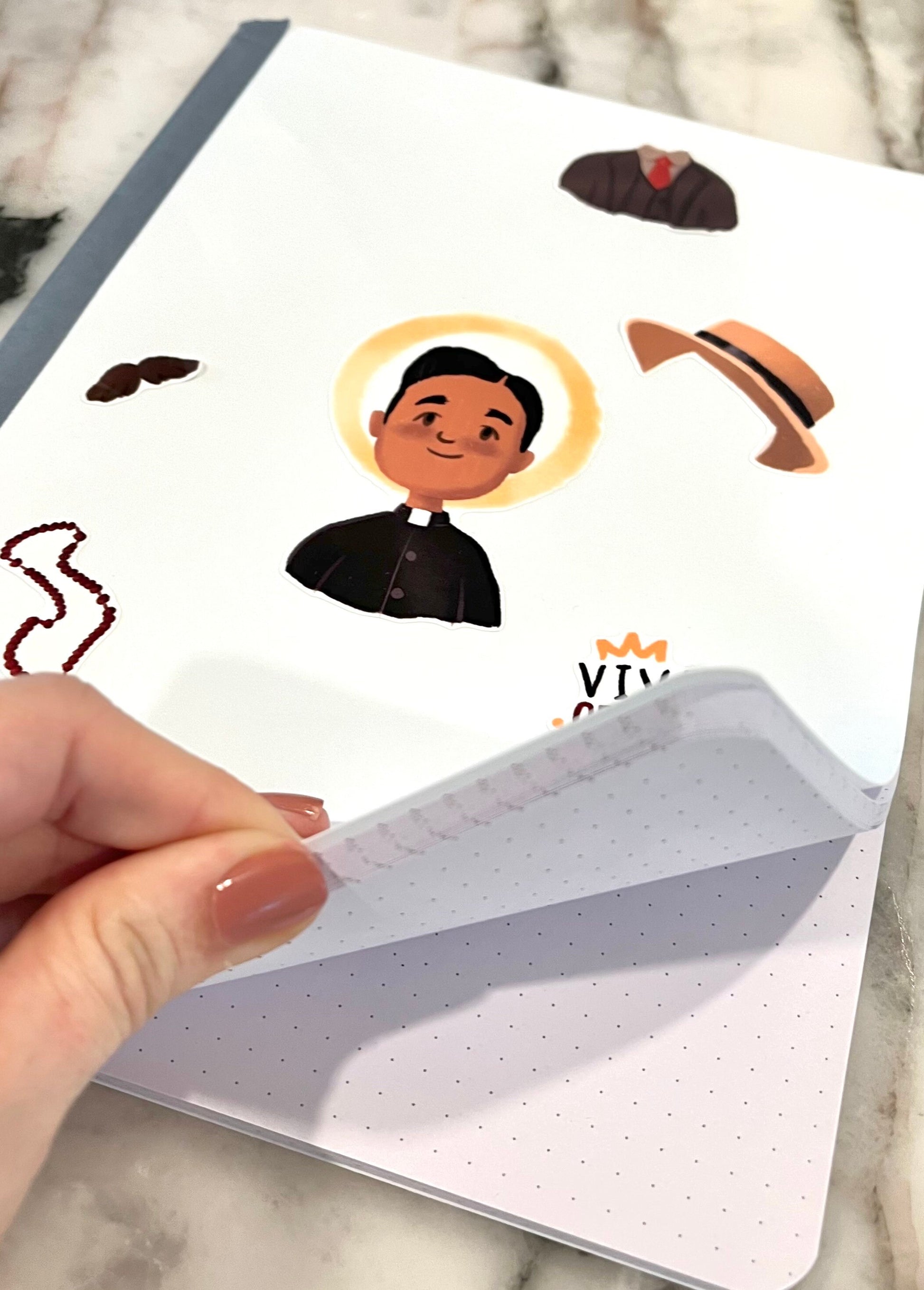 Blessed Miguel Pro Sticker Sheet