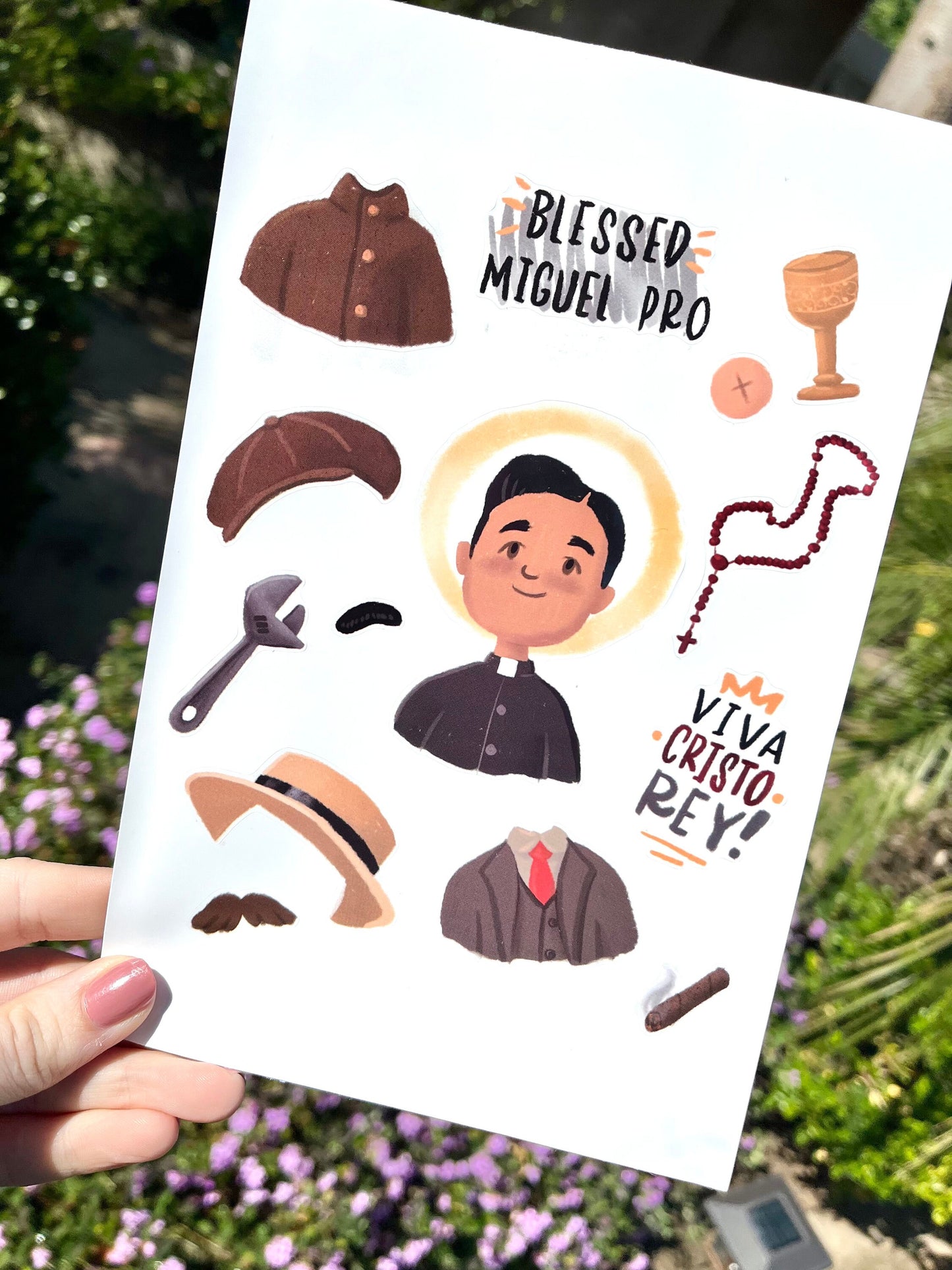 Blessed Miguel Pro Sticker Sheet