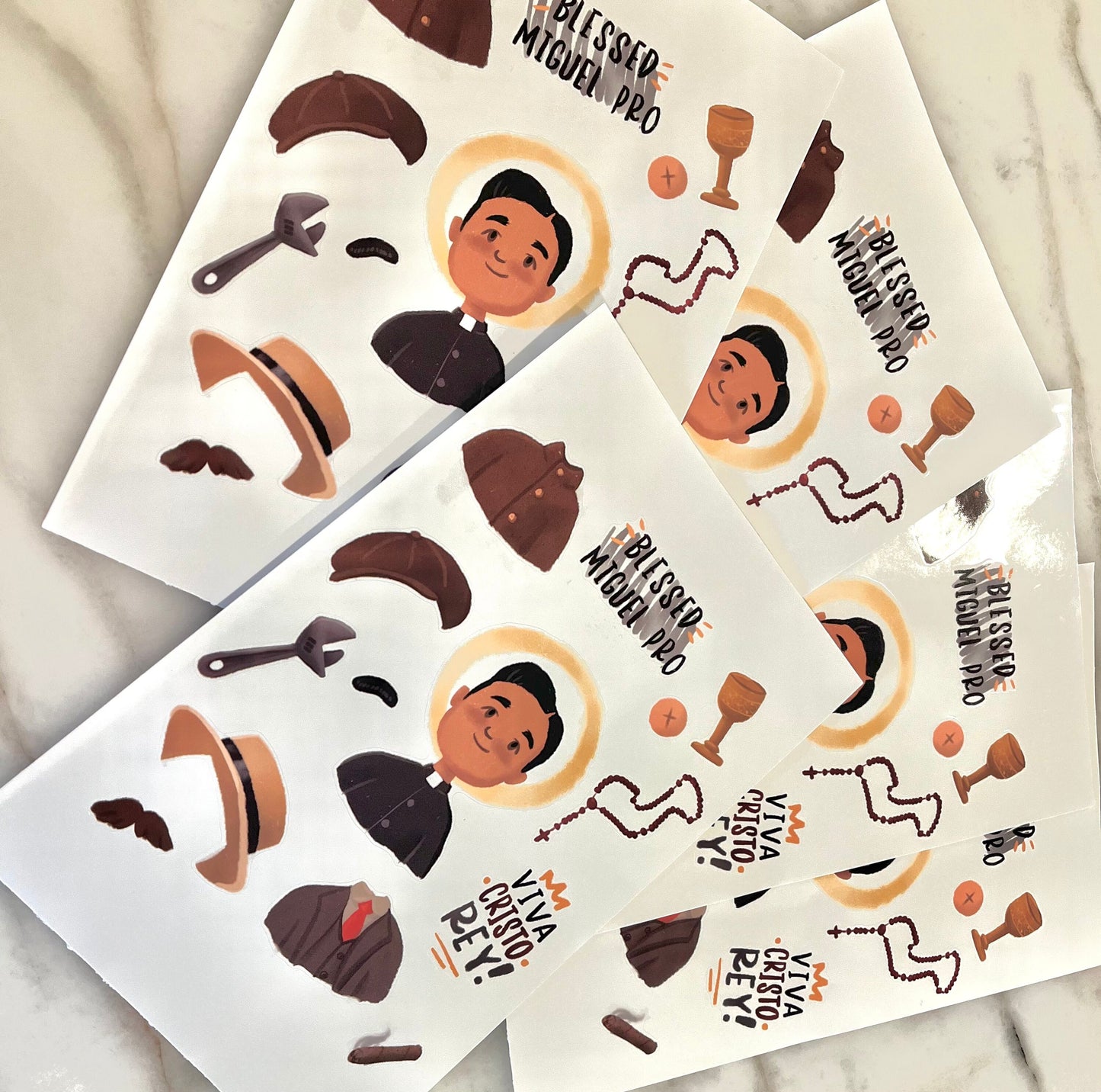 Blessed Miguel Pro Sticker Sheet