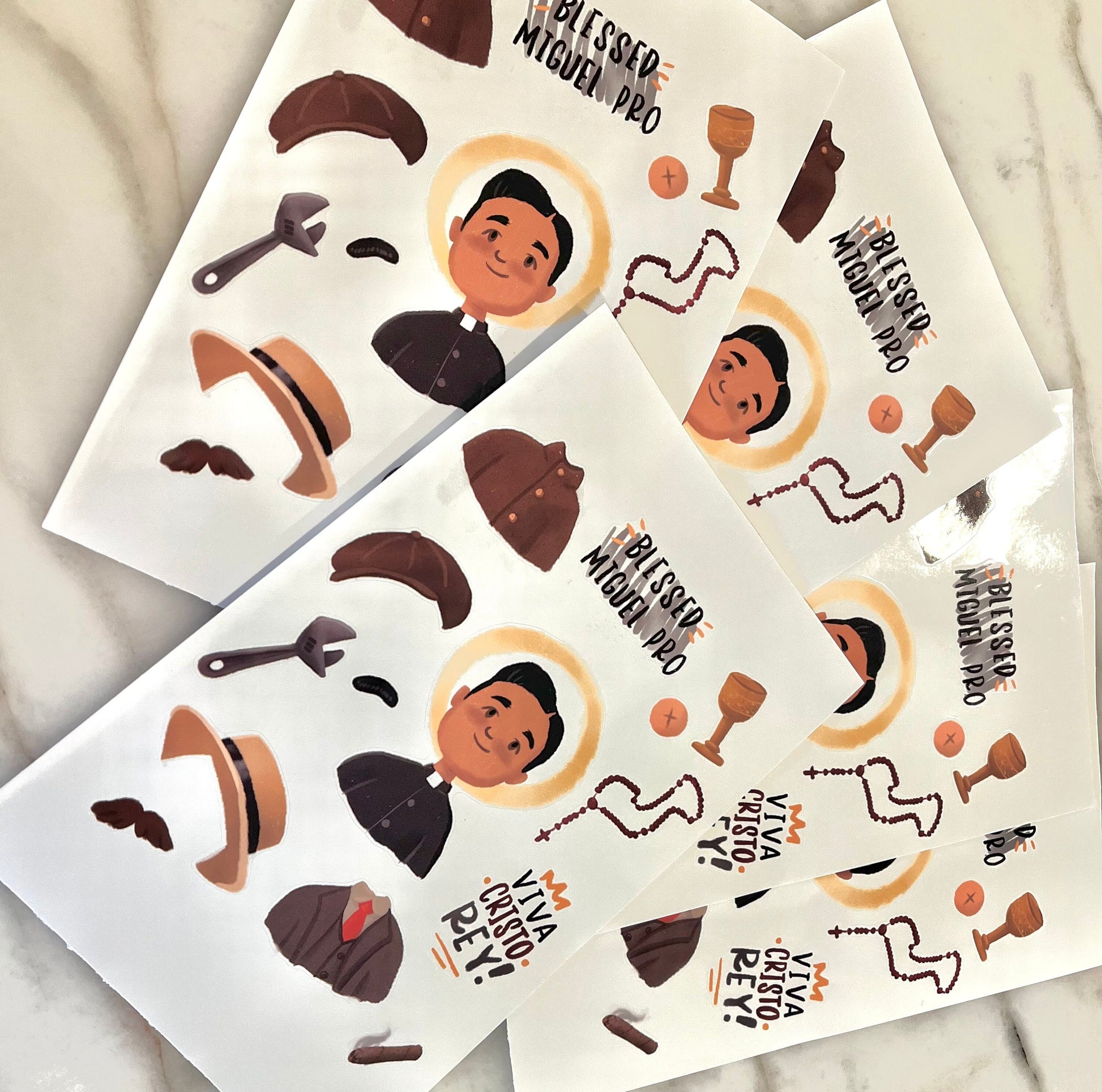 Blessed Miguel Pro Sticker Sheet