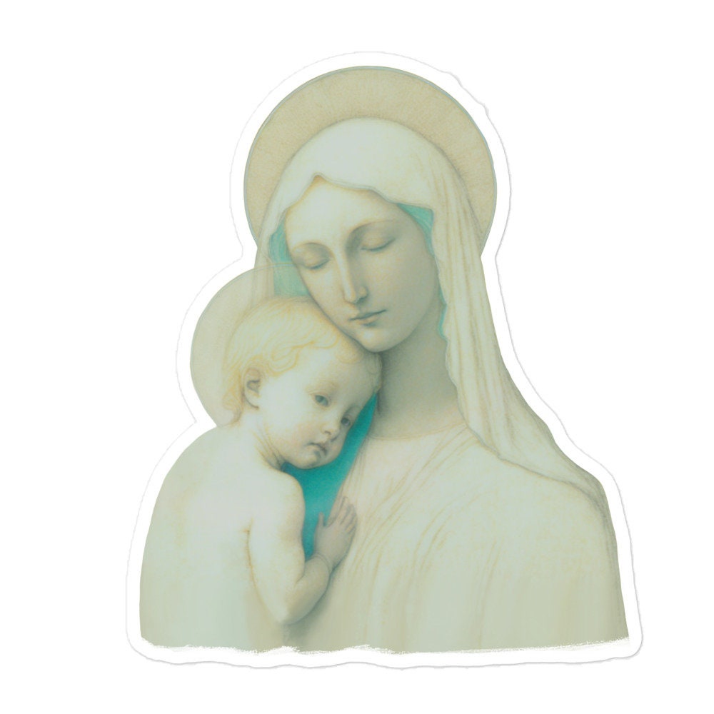 Mary and Child stickers