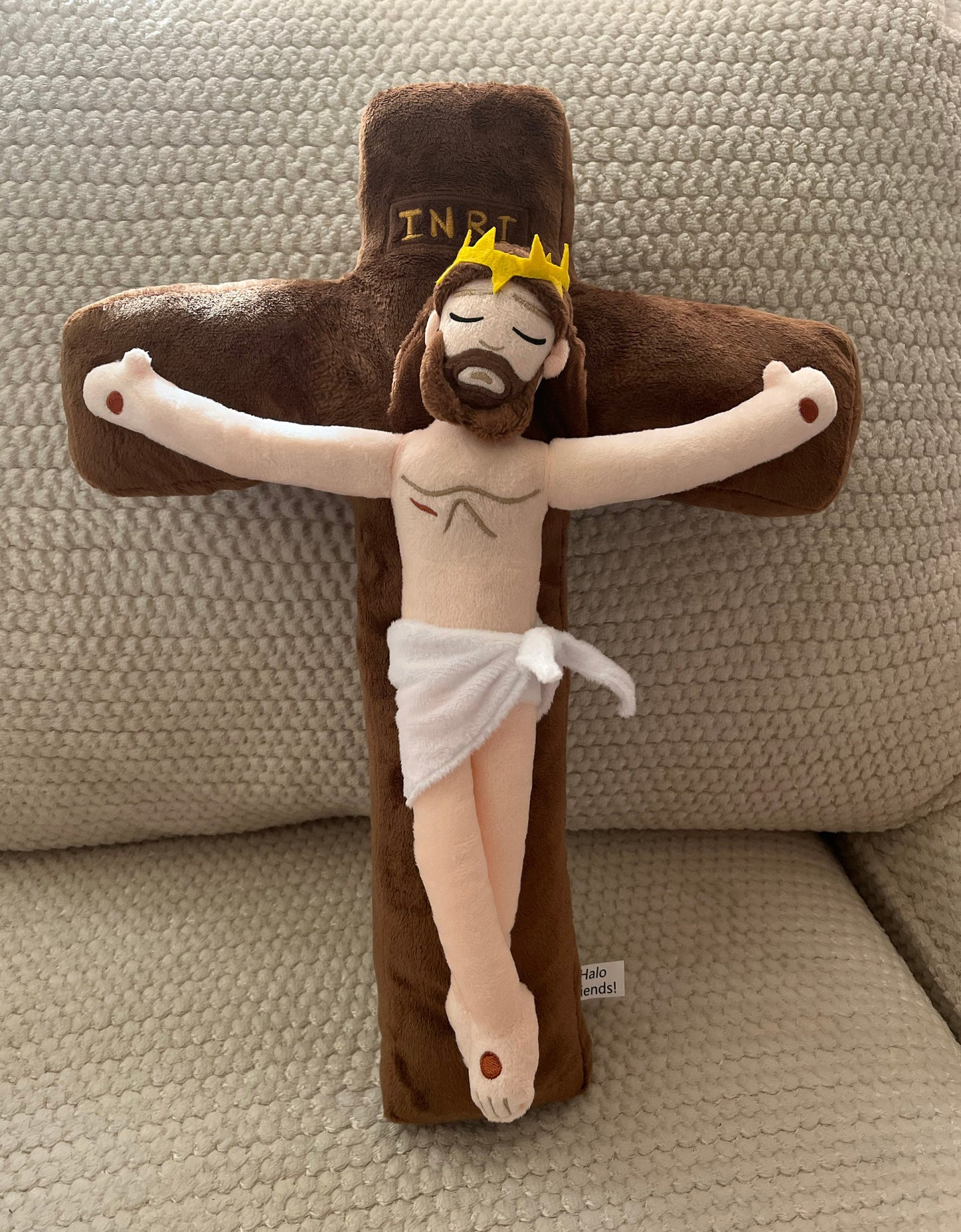 NEW Crucifix plush Jesus doll