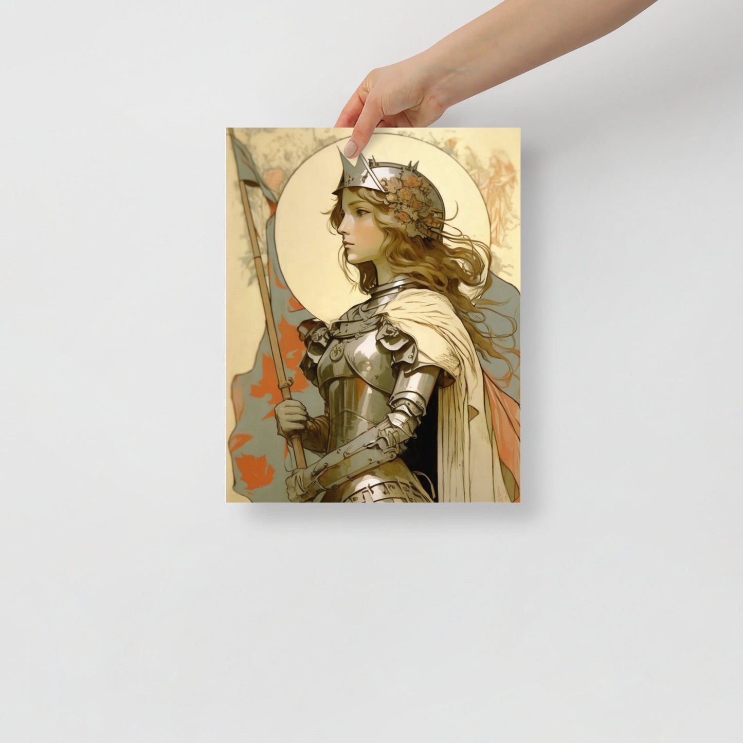 St. Joan of Arc vintage Print