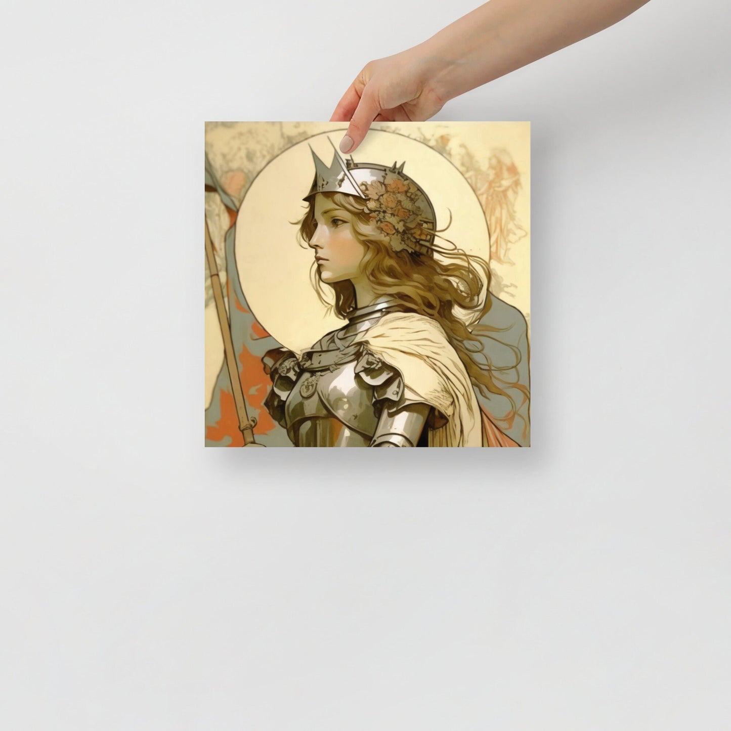 St. Joan of Arc vintage Print