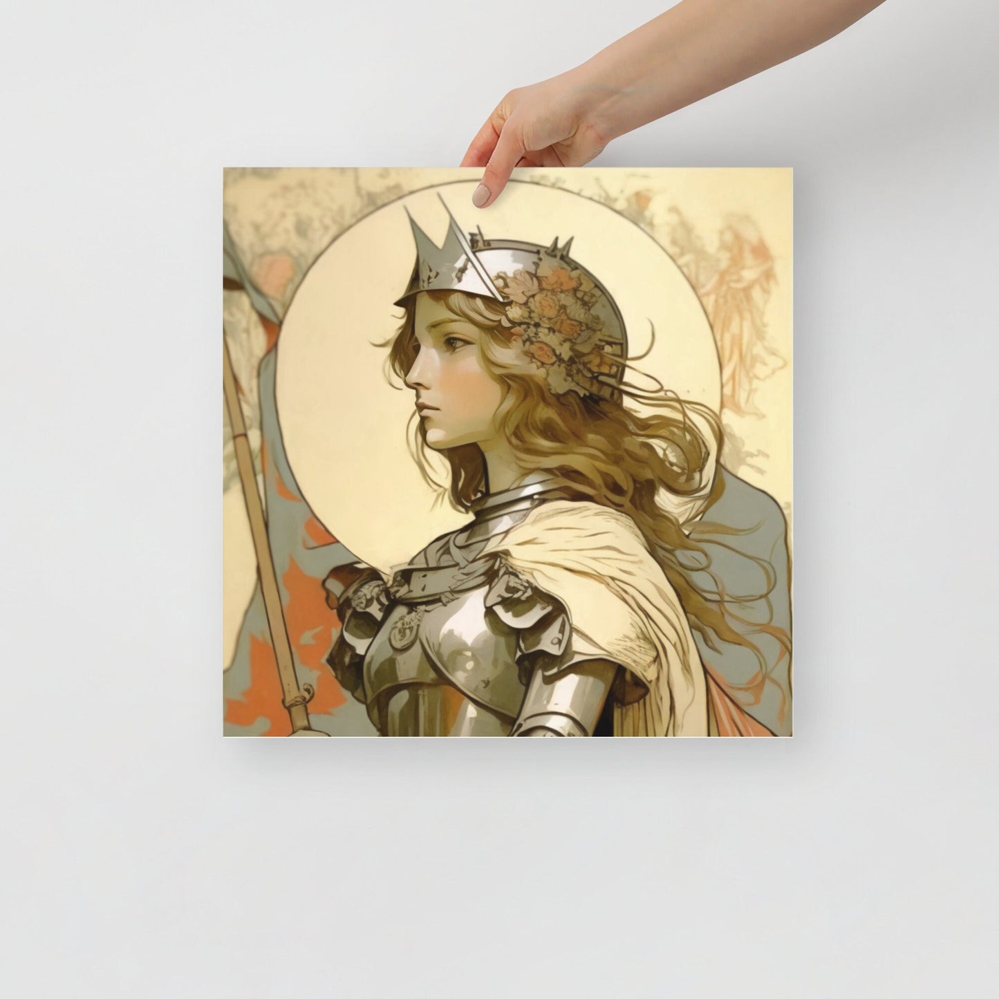 St. Joan of Arc vintage Print