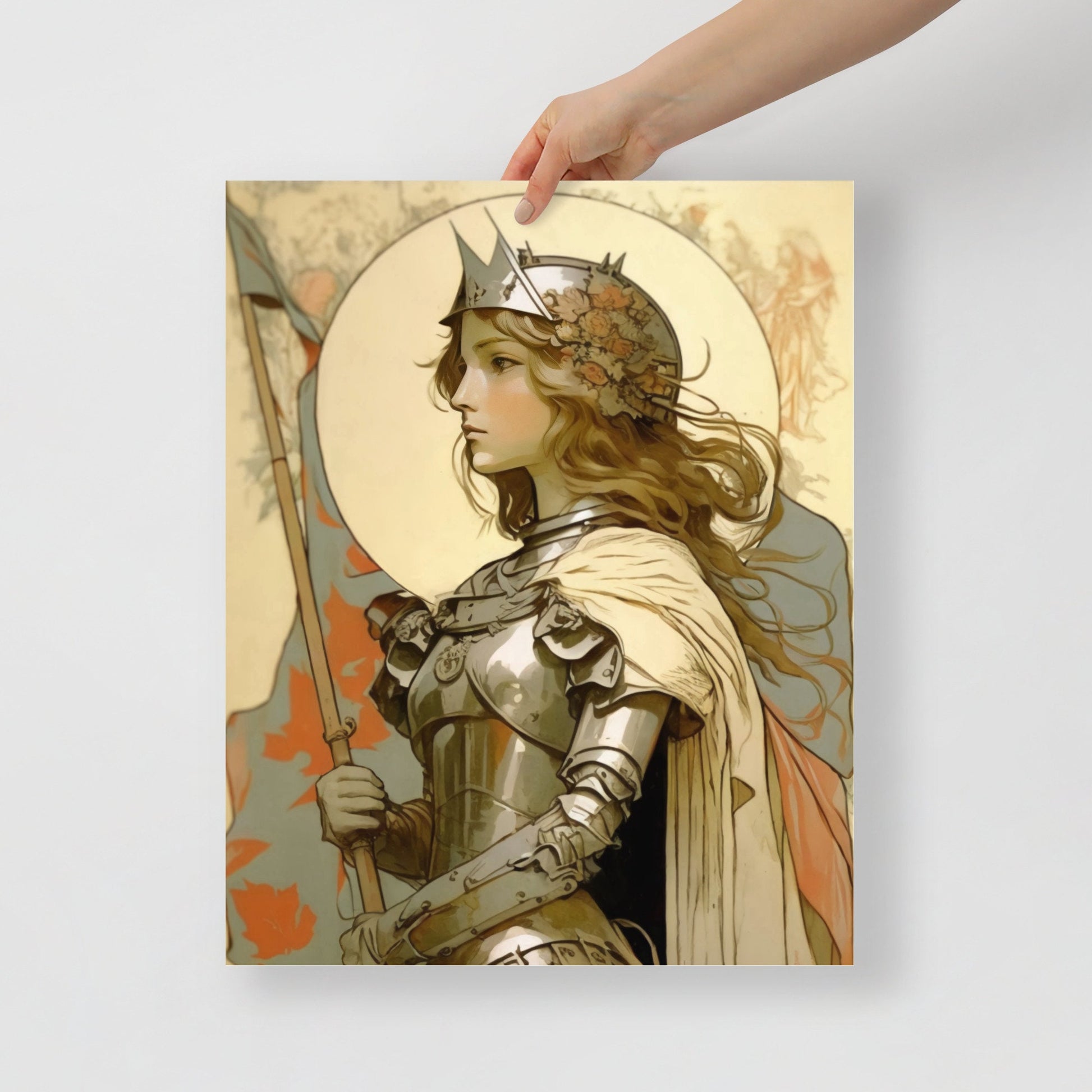 St. Joan of Arc vintage Print