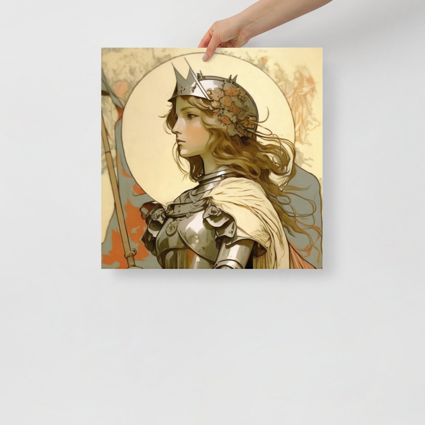 St. Joan of Arc vintage Print