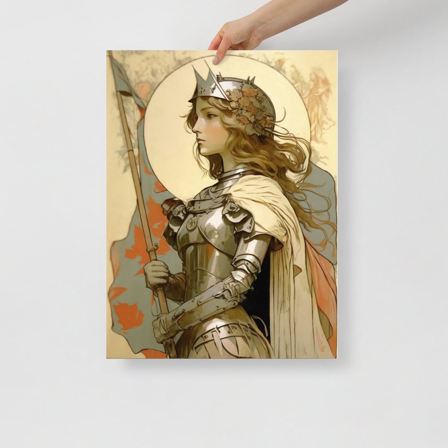 St. Joan of Arc vintage Print