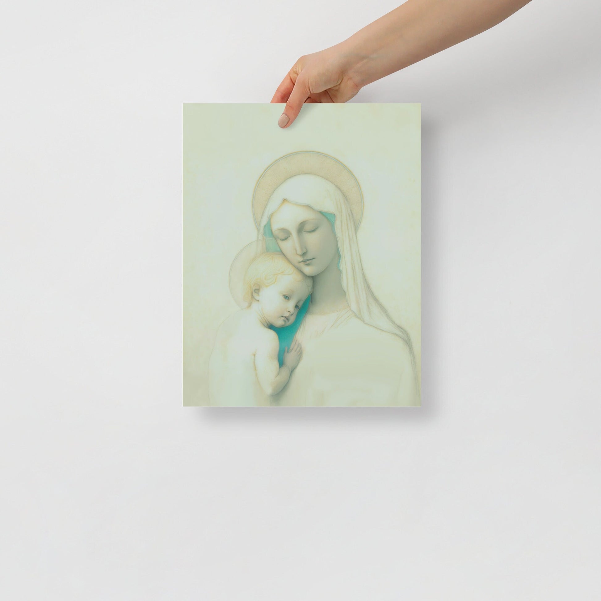 Mary and child Print