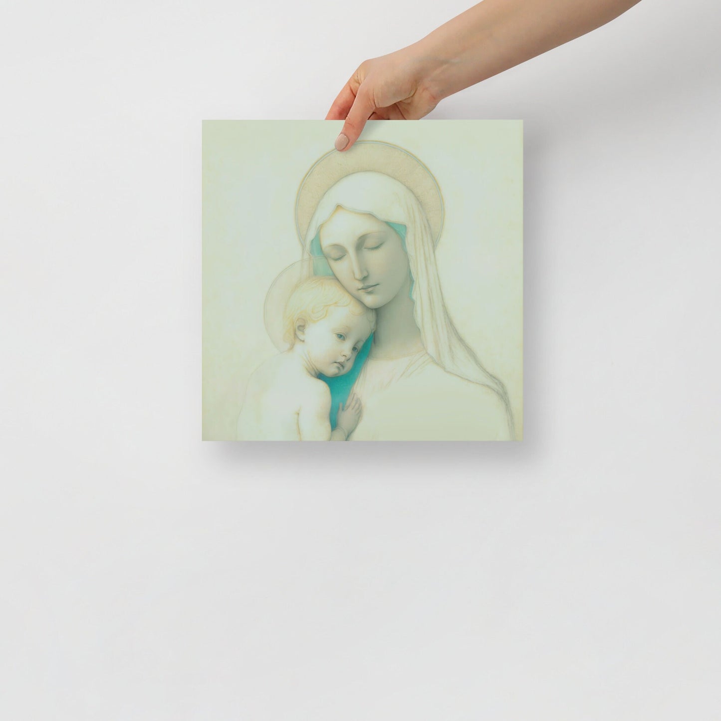 Mary and child Print