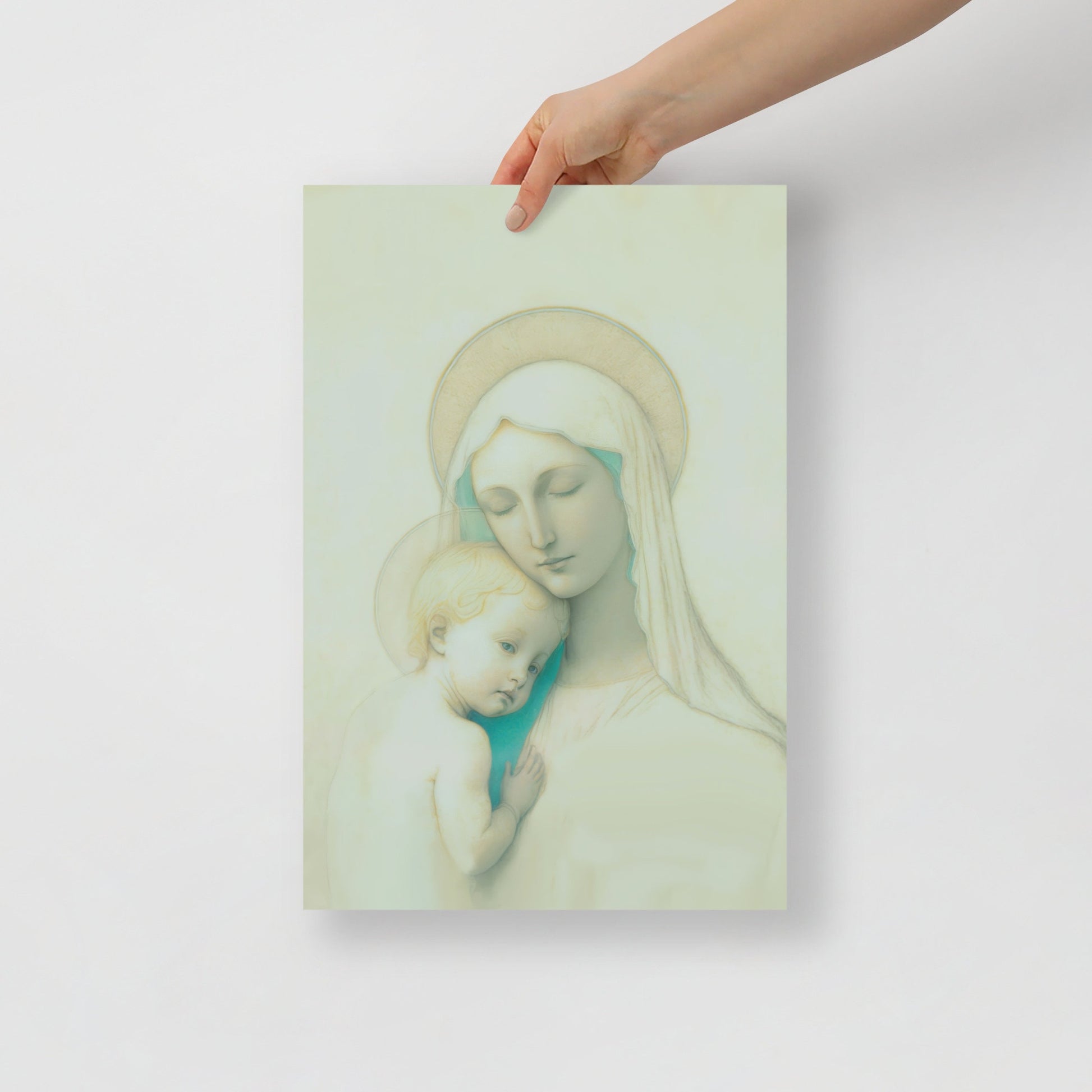 Mary and child Print