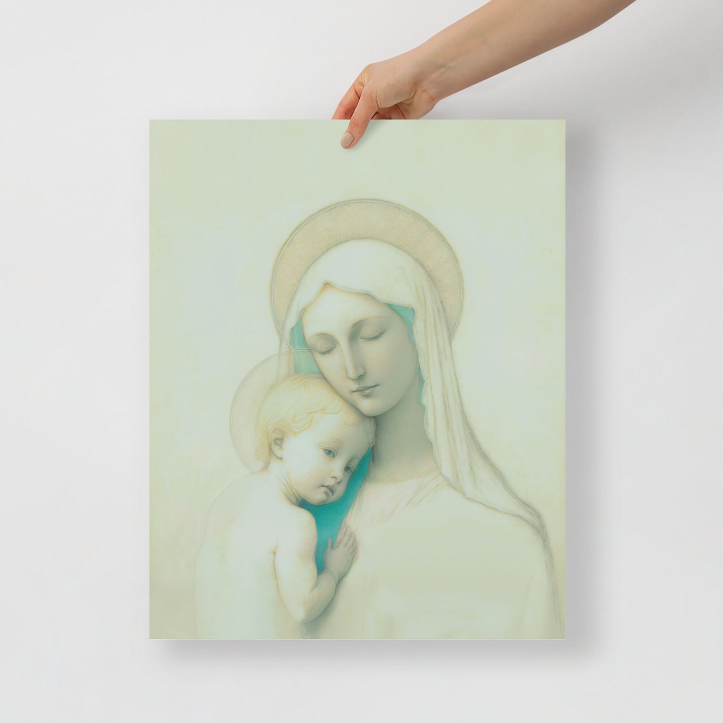 Mary and child Print