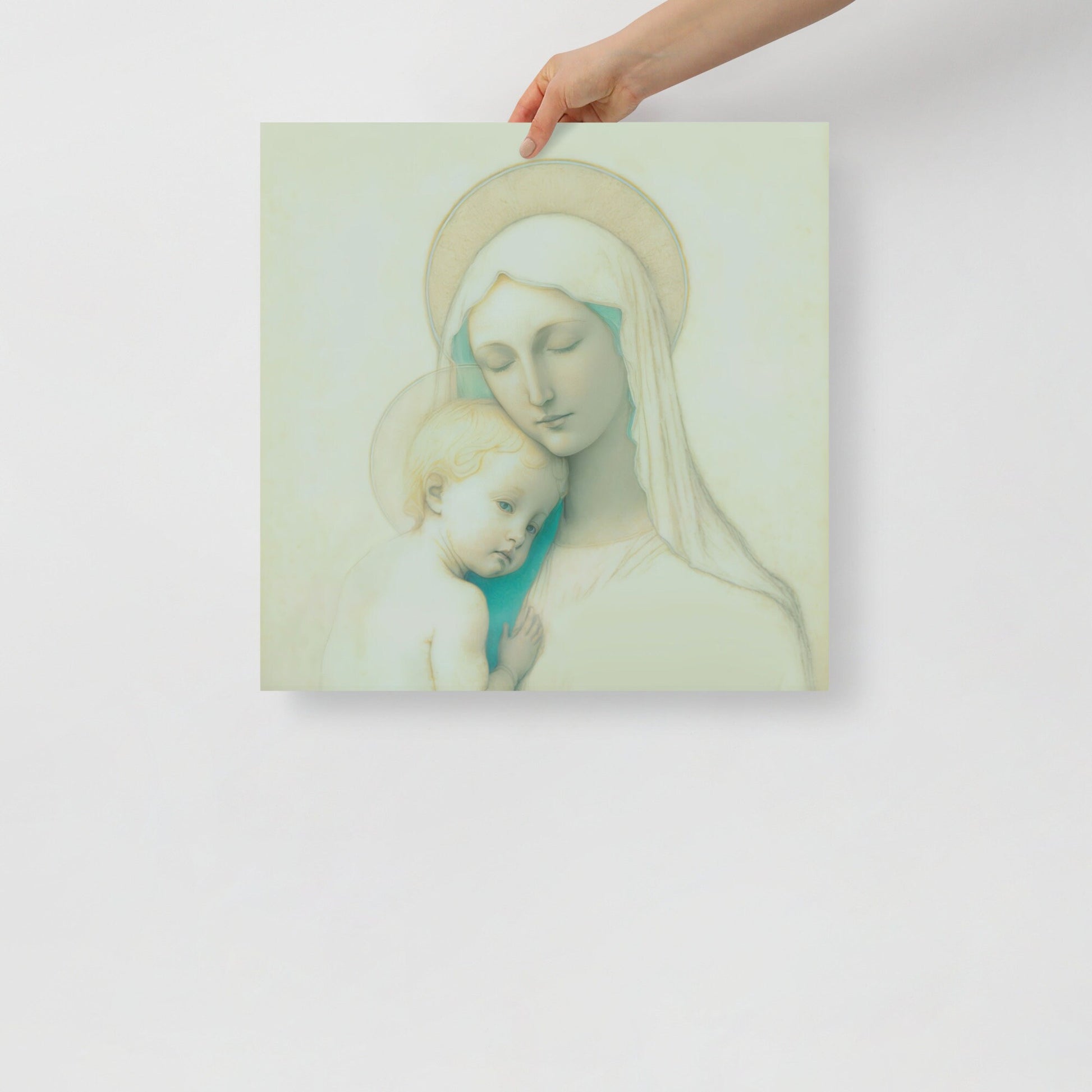 Mary and child Print