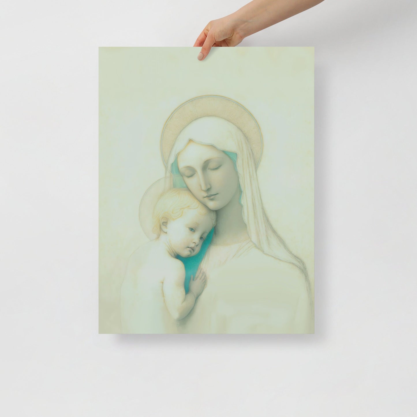 Mary and child Print