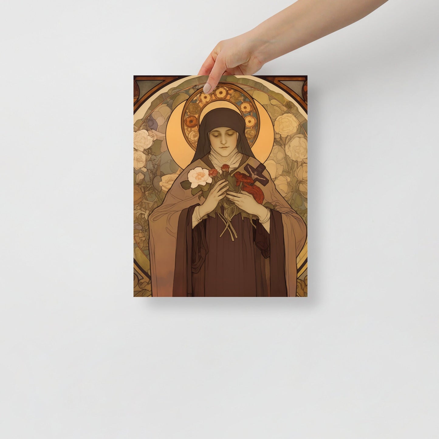 St. Therese of Lisieux vintage Poster