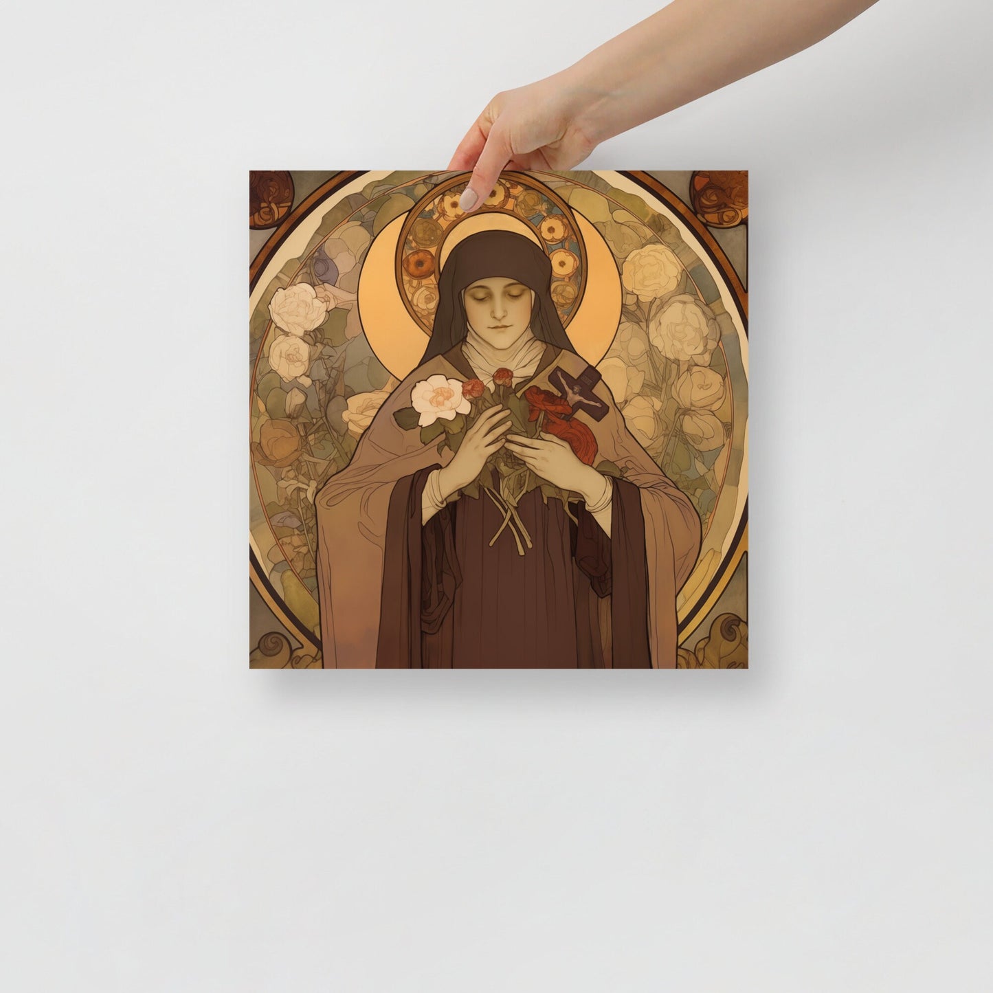 St. Therese of Lisieux vintage Poster