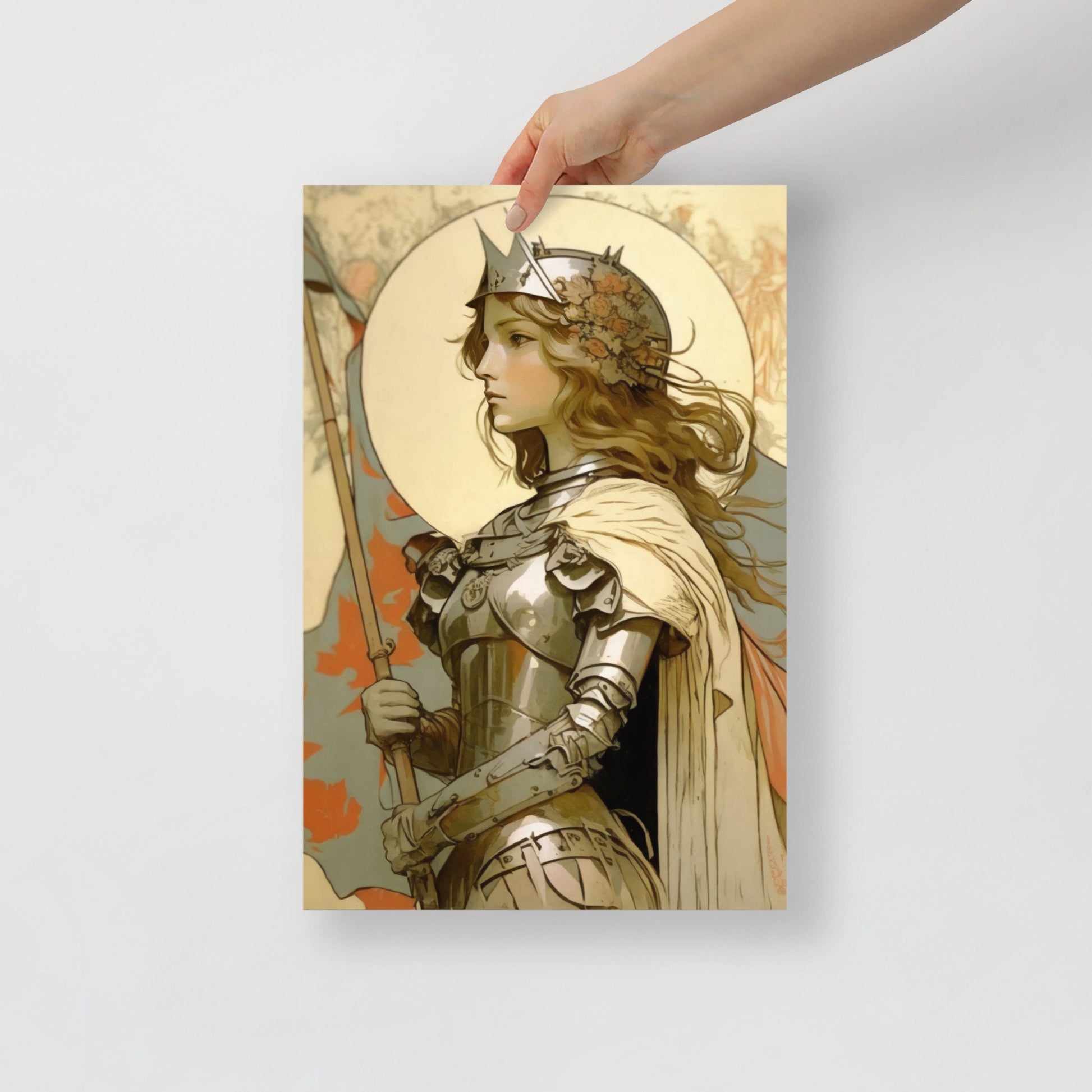 St. Joan of Arc vintage Print