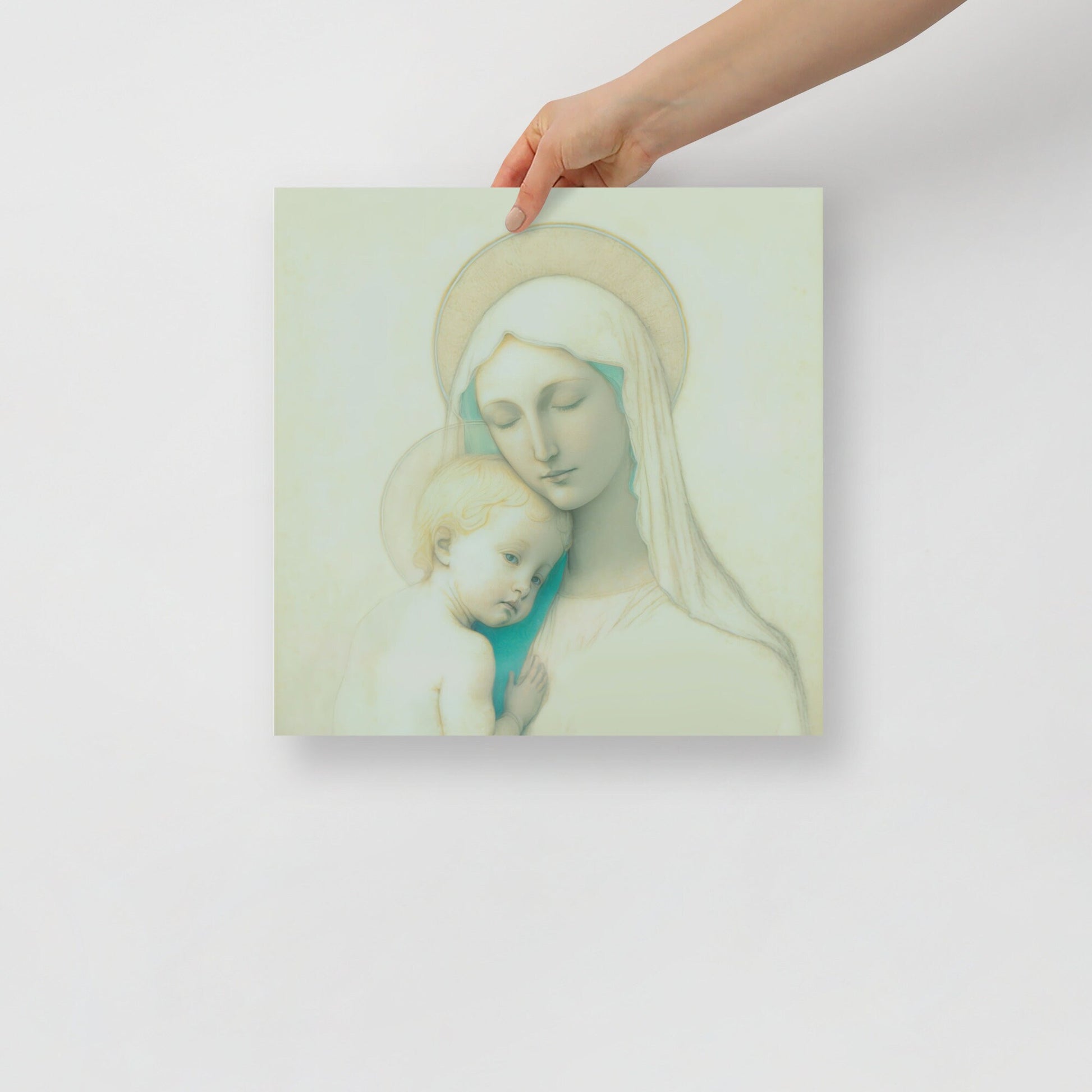 Mary and child Print