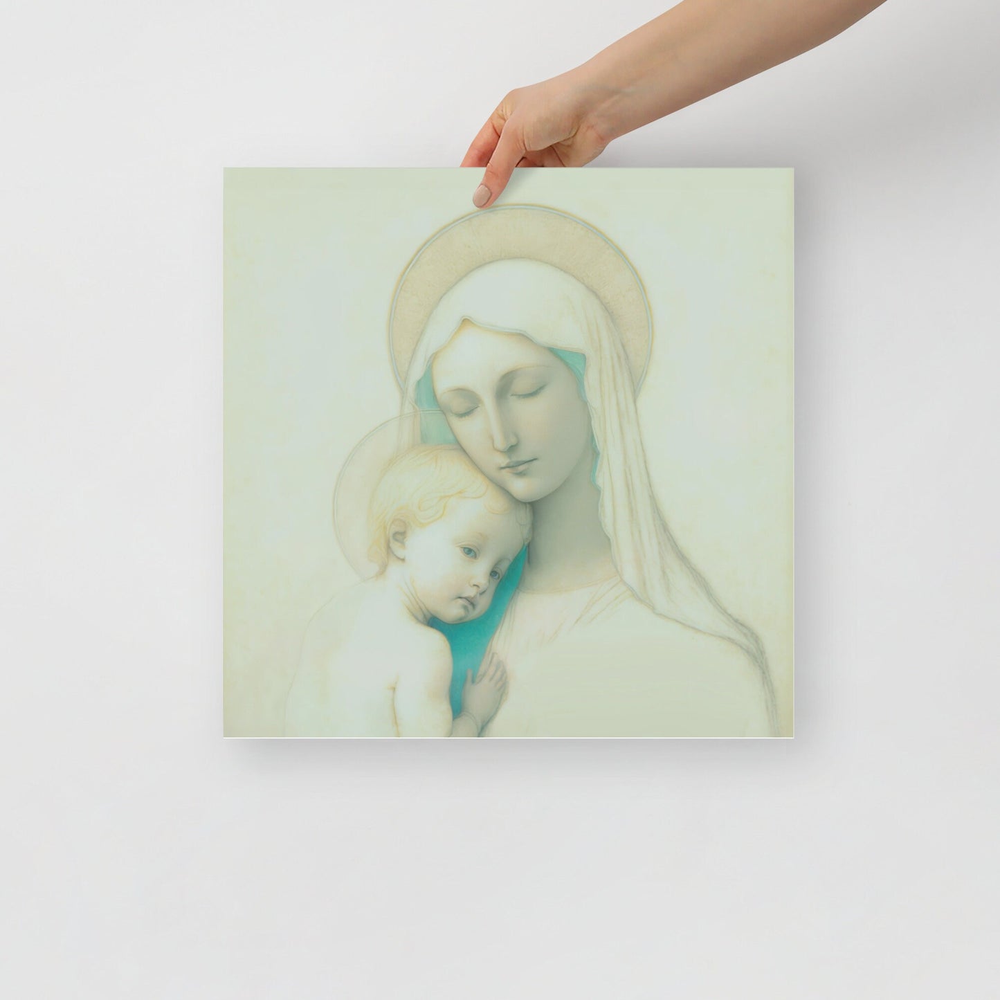 Mary and child Print