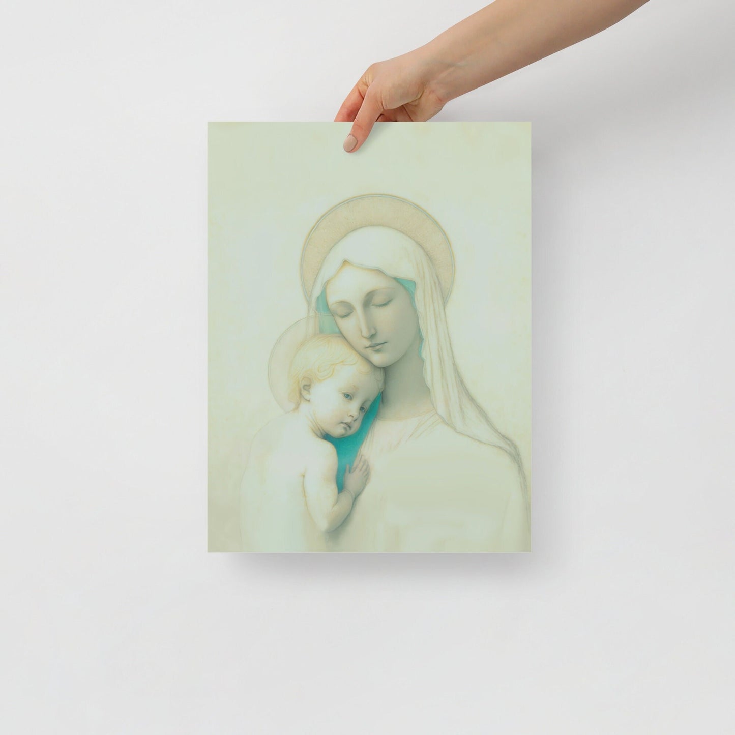 Mary and child Print