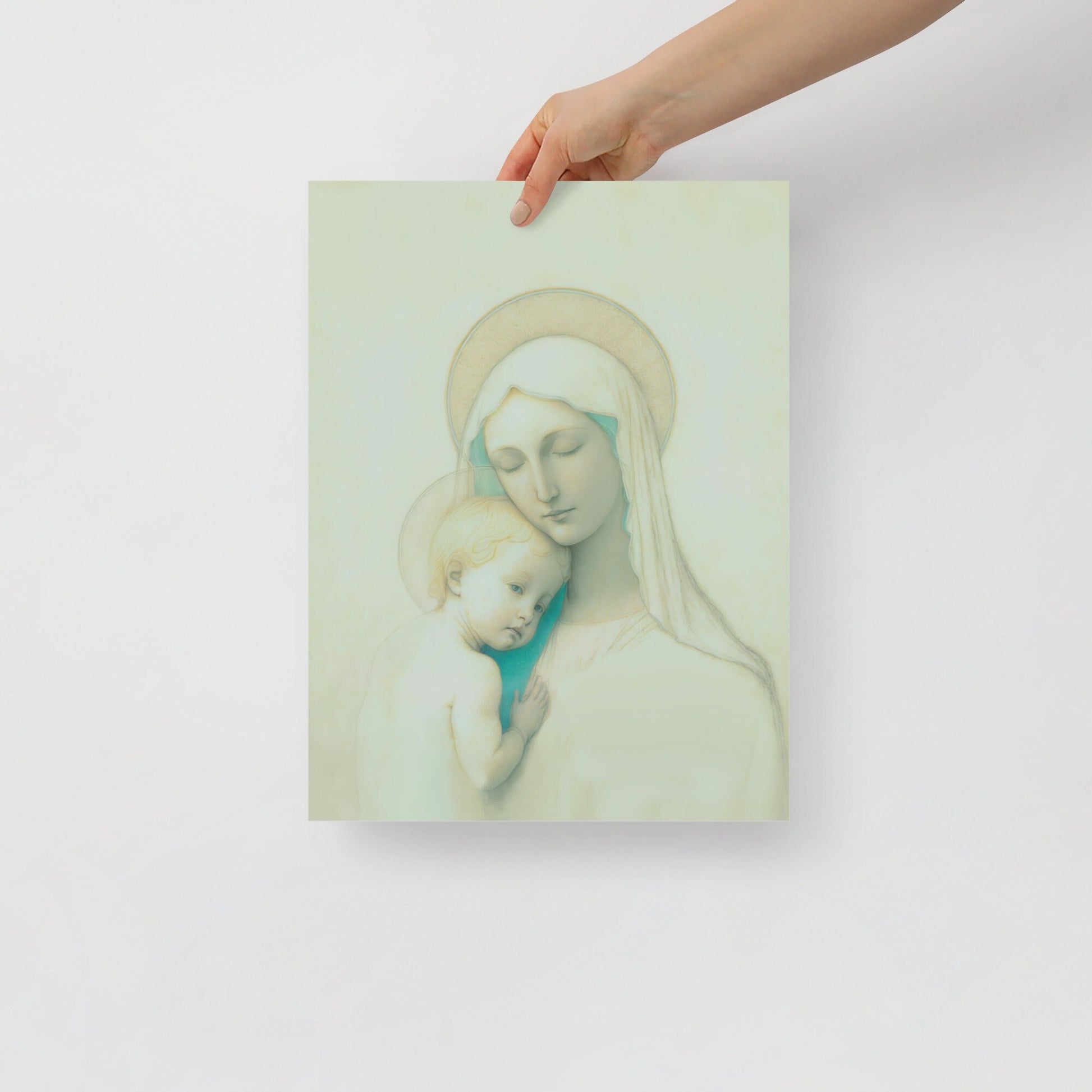 Mary and child Print